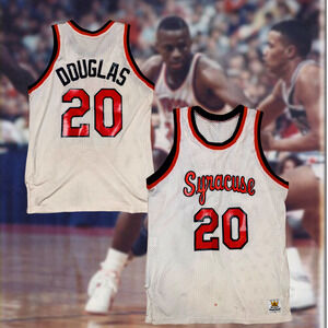 Syracuse Orange Sherman Douglas MacGregor Sand Knit Jersey Size Large RARE